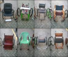 Cadeiras de rodas alternativas desenvolvidas pelos alunos do curso de Eng.de Materiais da UFRPE-UACSA